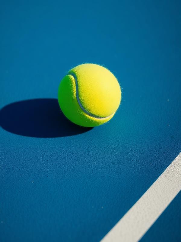Tennis court and players in action
